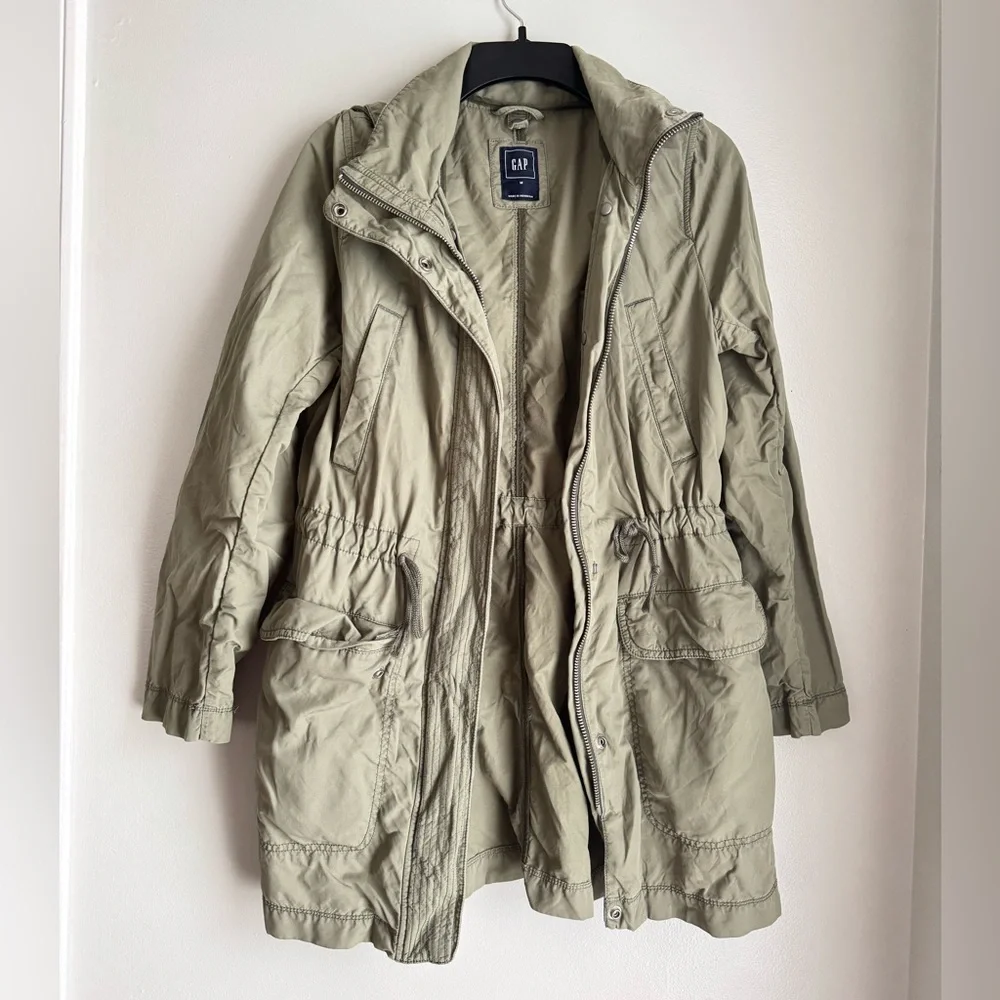 GAP Olive Green Women's Parka Jacket